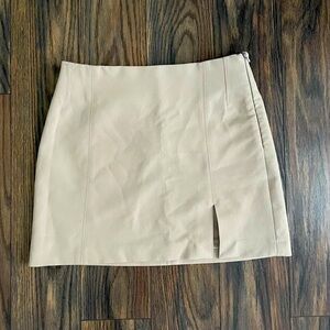 Zara Khaki Mini Skirt
